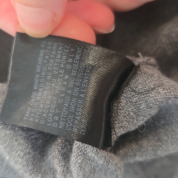 All Saints Gray Recovery Funnel Neck Sweater Size Medium - Picture 8 of 14